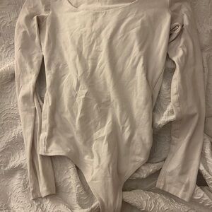 Abercrombie & Fitch White Long Sleeve Top